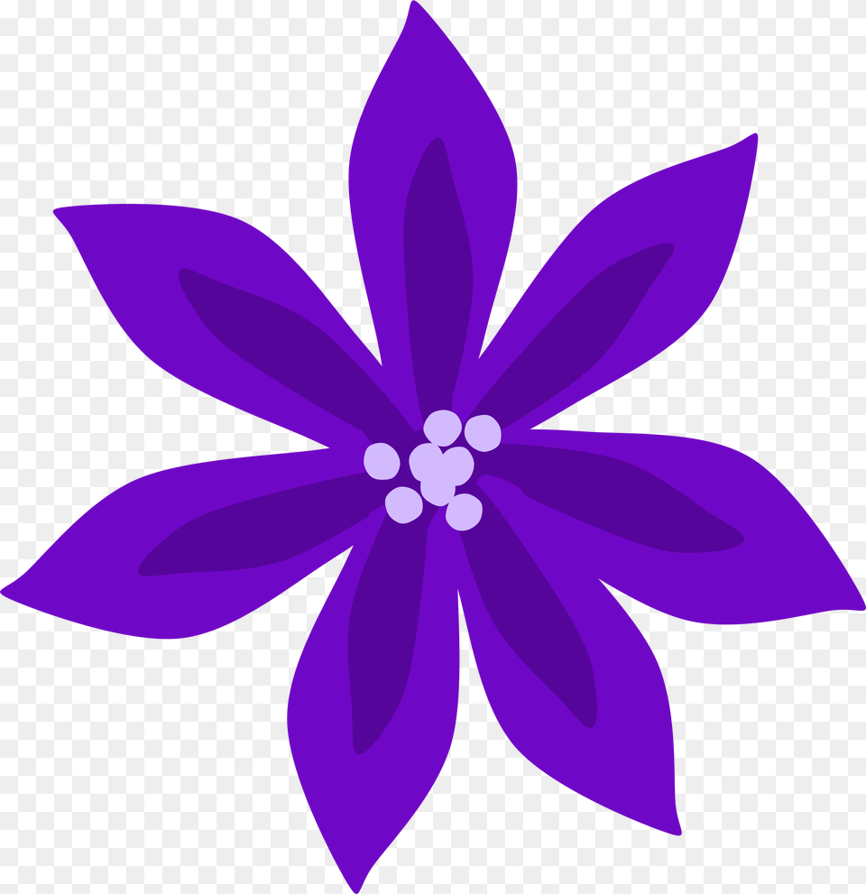 Lily Flower Clip Art Cliparts Purple Clip Art Flowers Purple Flower Clipart, Plant, Petal, Anemone, Graphics Png Image