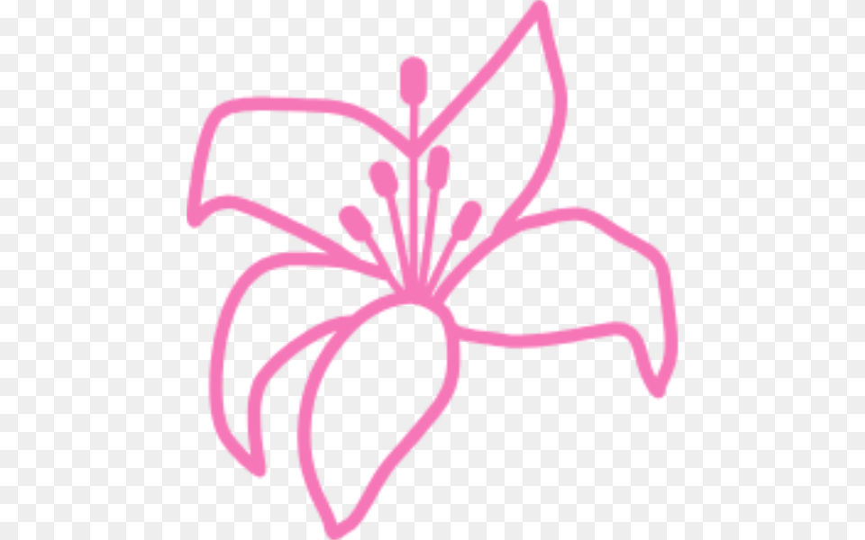 Lily Flower Icon, Anther, Plant, Purple, Dynamite Free Png