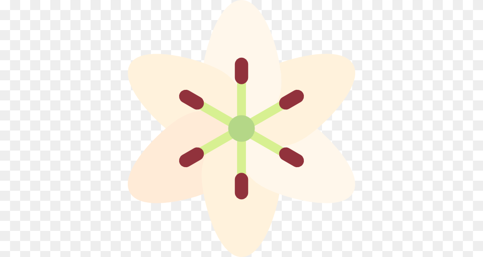 Lily Flower Plant Icon, Anther, Appliance, Ceiling Fan, Device Free Transparent Png