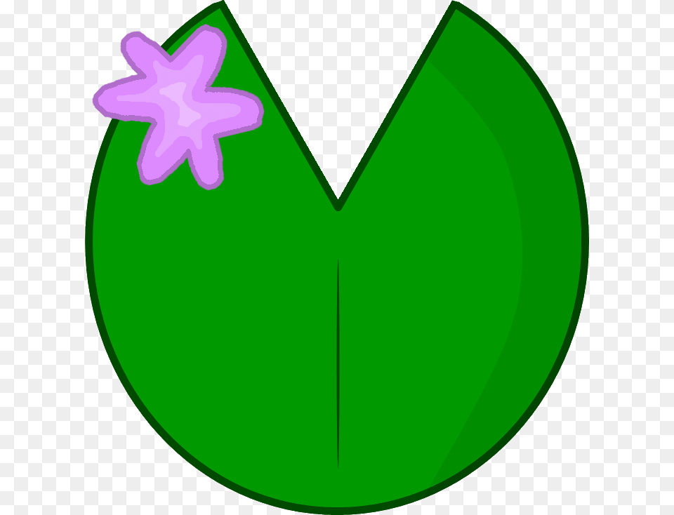 Lily Pad, Green, Purple, Symbol, Leaf Png Image