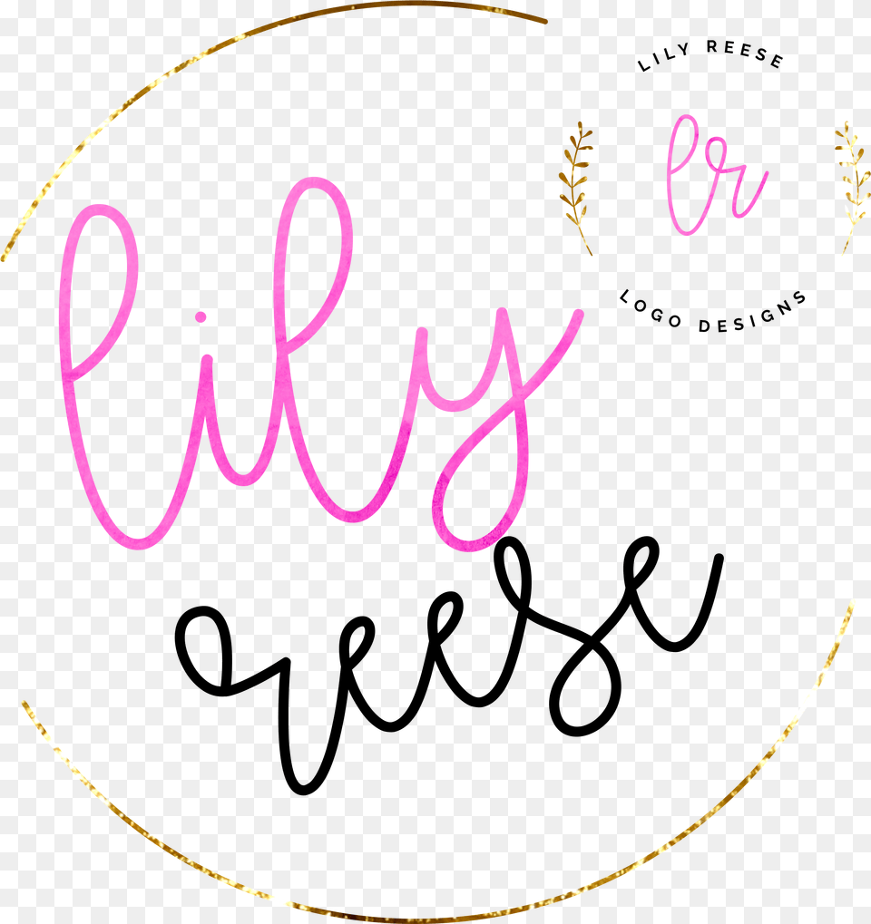 Lily Reese Branding Amp Logos Are Happy To Present Our Circle, Handwriting, Text Free Png Download