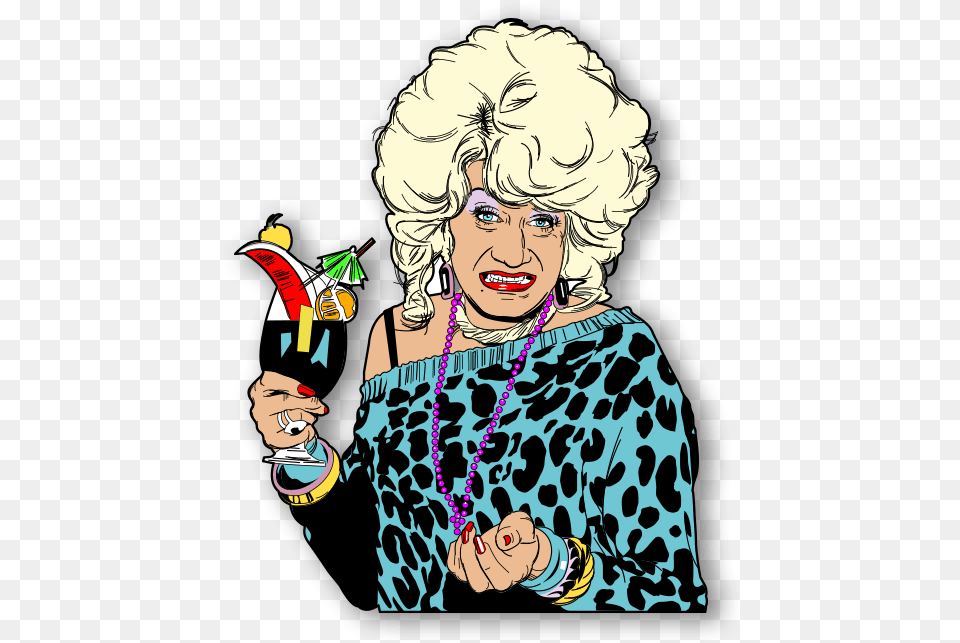 Lily Savage Lily Savage Art, Woman, Adult, Person, Female Free Png Download