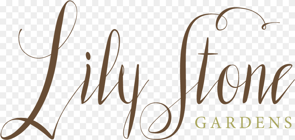 Lily Stone Gardens Logo Calligraphy, Handwriting, Text, Bow, Weapon Free Png