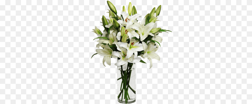 Lily Transparent And Clipart Flowers In A Vase, Flower, Flower Arrangement, Flower Bouquet, Plant Png Image