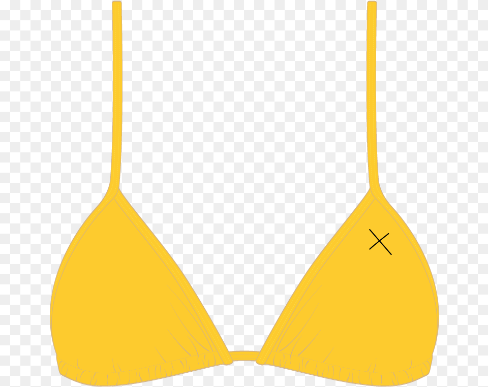 Lily Yellow Bikini Top Ii Boutinela Yellow Bikini, Bra, Clothing, Lingerie, Swimwear Free Transparent Png