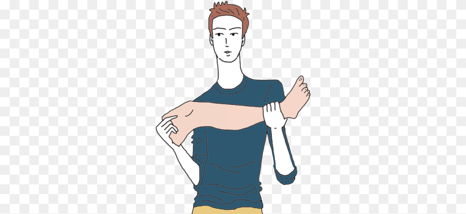 Limbs Illustration, T-shirt, Clothing, Person, Man Png Image