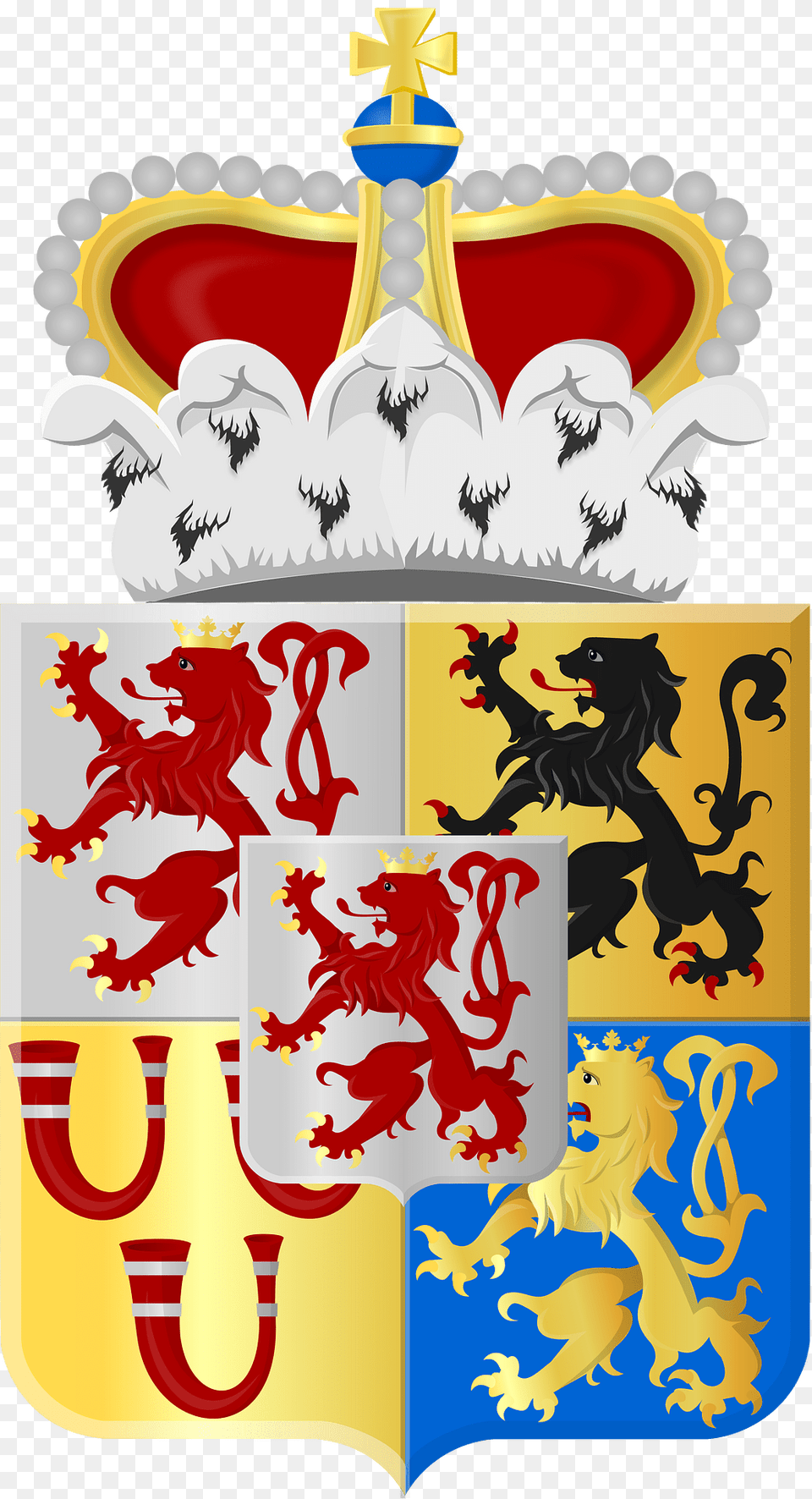 Limburg Nl Wapen Clipart, Emblem, Symbol Free Transparent Png
