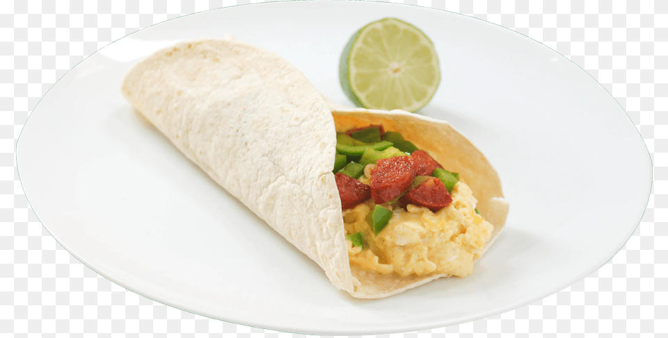 Lime, Plate, Burrito, Food Free Png Download