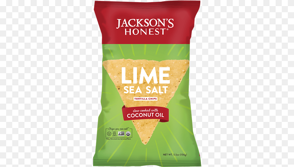 Lime Amp Sea Salt Tortilla Chips Jackson39s Honest Tortilla Chips, Bread, Food, Snack Free Transparent Png