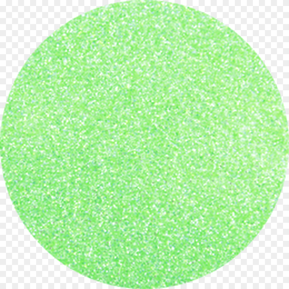 Lime Green Glitter Circle, Plant Png