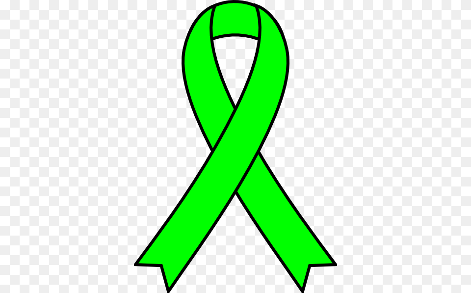 Lime Green Ribbon Clip Art, Symbol, Alphabet, Ampersand, Text Free Png