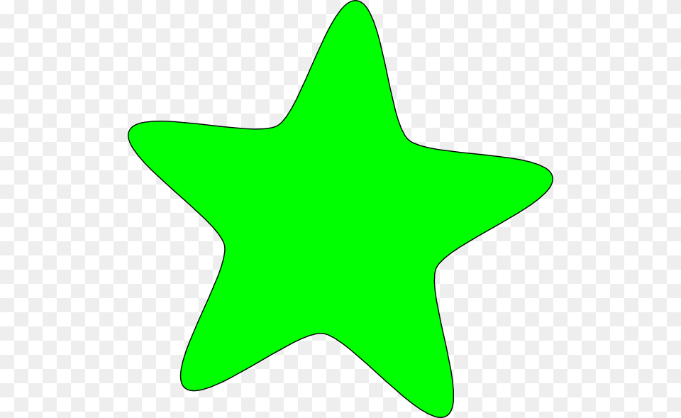 Lime Green Star Clipart, Star Symbol, Symbol, Animal, Fish Free Png