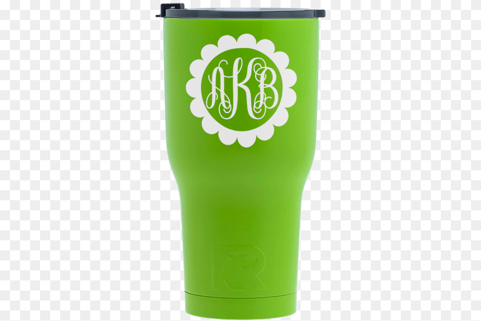 Lime Green With White Tumbler Monogram 2 Monogrammed Shirts For Girl, Glass, Bottle, Shaker, Alcohol Png