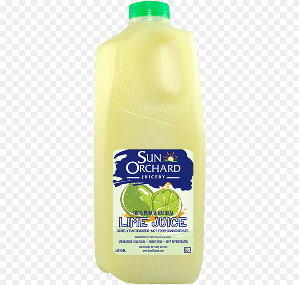 Lime Juice 64oz Sun Orchard Lime Juice, Beverage, Lemonade, Can, Tin Png Image