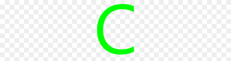 Lime Letter C Icon, Green, Astronomy, Moon, Nature Png