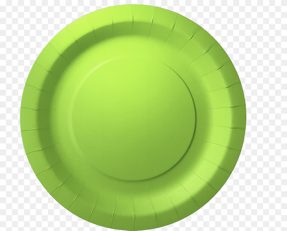 Lime Paper Plate Circle, Green, Food, Meal, Helmet Free Transparent Png