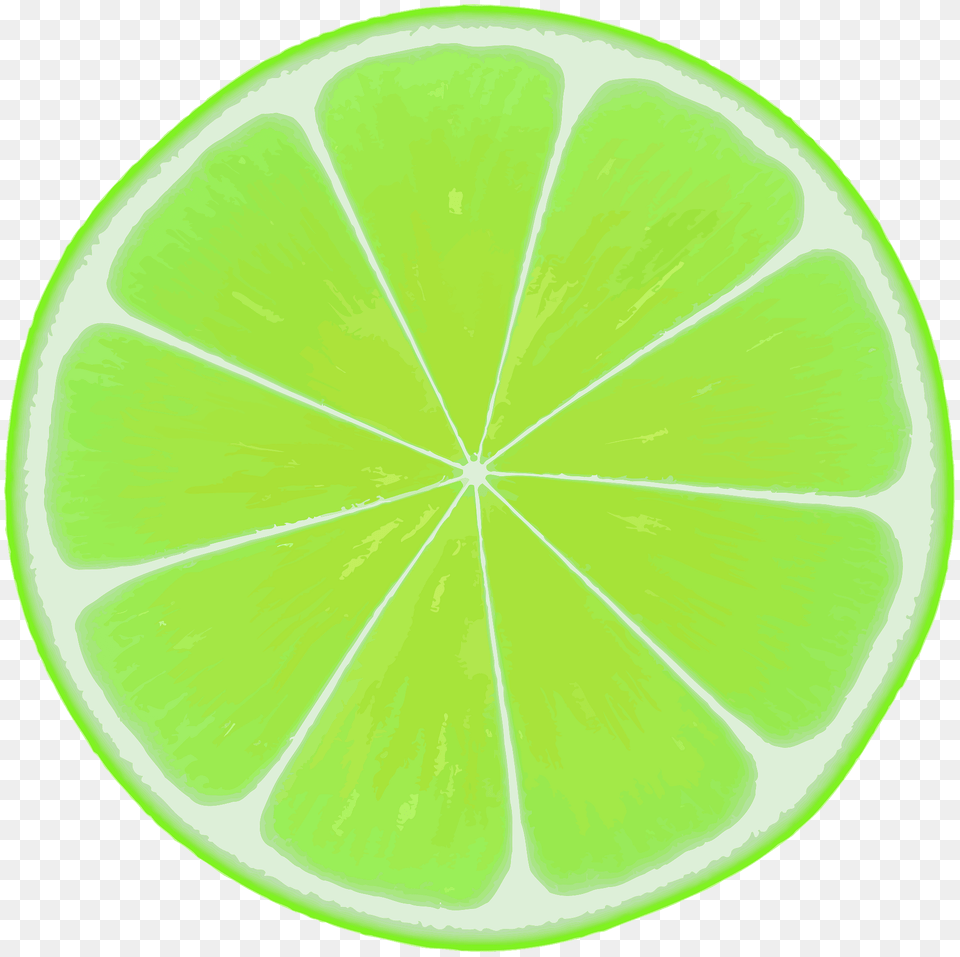 Lime Slice Clipart, Citrus Fruit, Food, Fruit, Plant Png