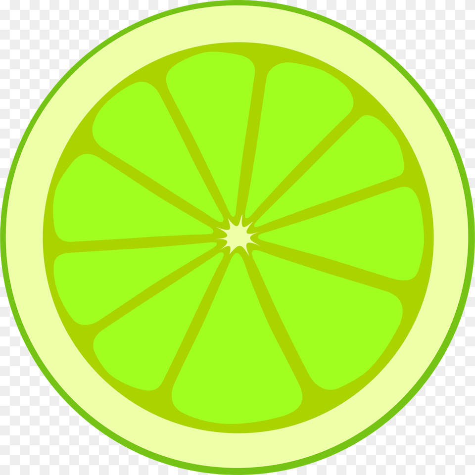 Lime Slice Clipart, Citrus Fruit, Food, Fruit, Plant Free Png Download