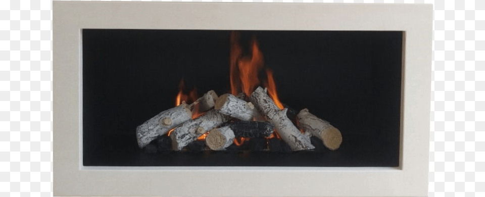 Limestone Hole In The Wall Fireplace Picture Frame, Hearth, Indoors Free Png