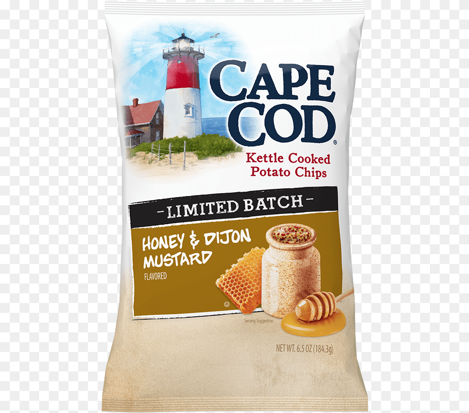 Limited Batch Honey Amp Dijon Mustard Cape Cod Honey And Dijon Mustard Chips, Advertisement, Poster, Bread, Food Free Png