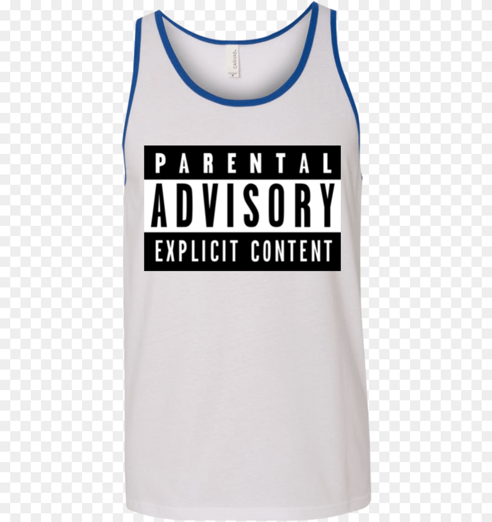 Limited Edition Black White Parental Advisory Parental Advisory, Book, Clothing, Publication, Tank Top Free Transparent Png