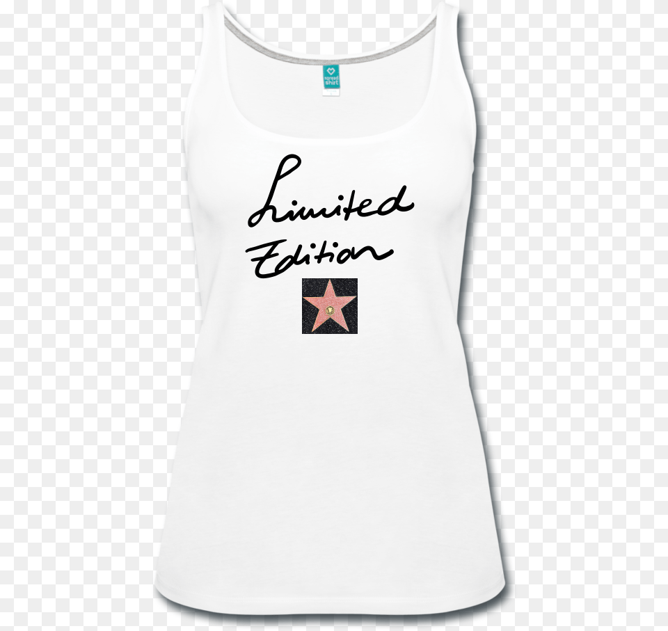 Limited Edition Hollywood Star Walk Of Fame Womenu0027s Premium Black Top With Bicycle, Clothing, Tank Top, Shirt Free Png Download