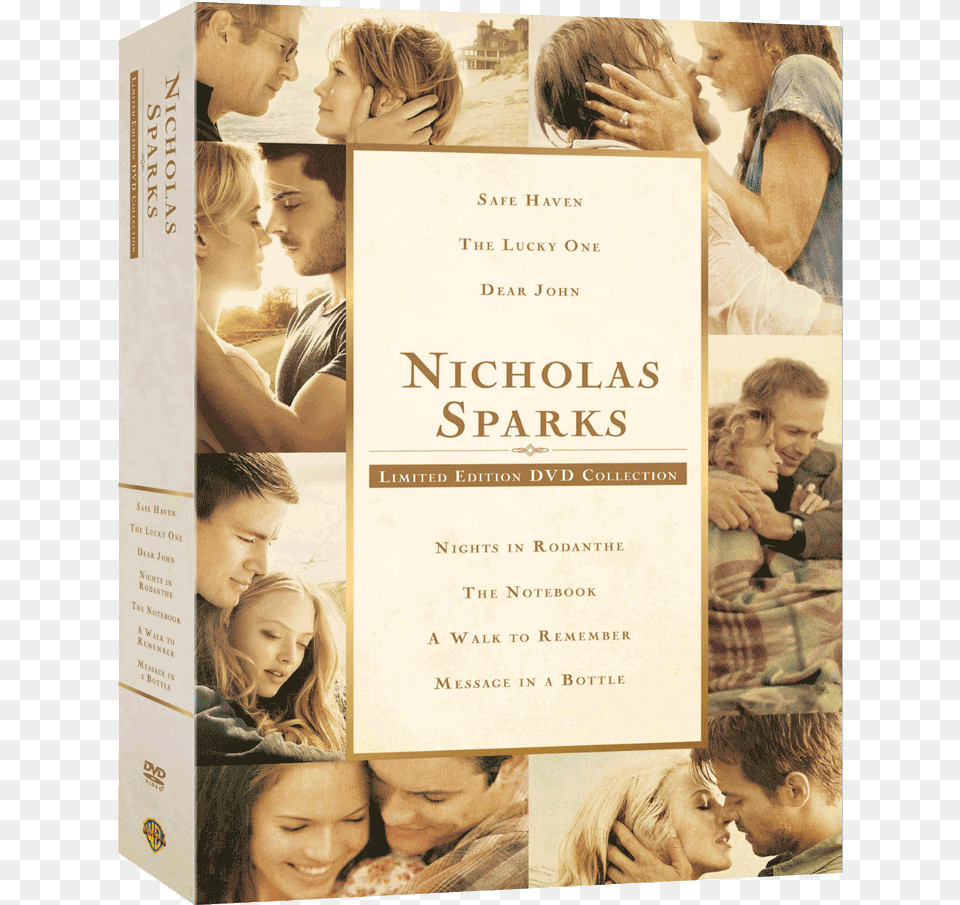 Limited Edition Movie Collection Nicholas Sparks Movie Collection, Advertisement, Publication, Book, Poster Png