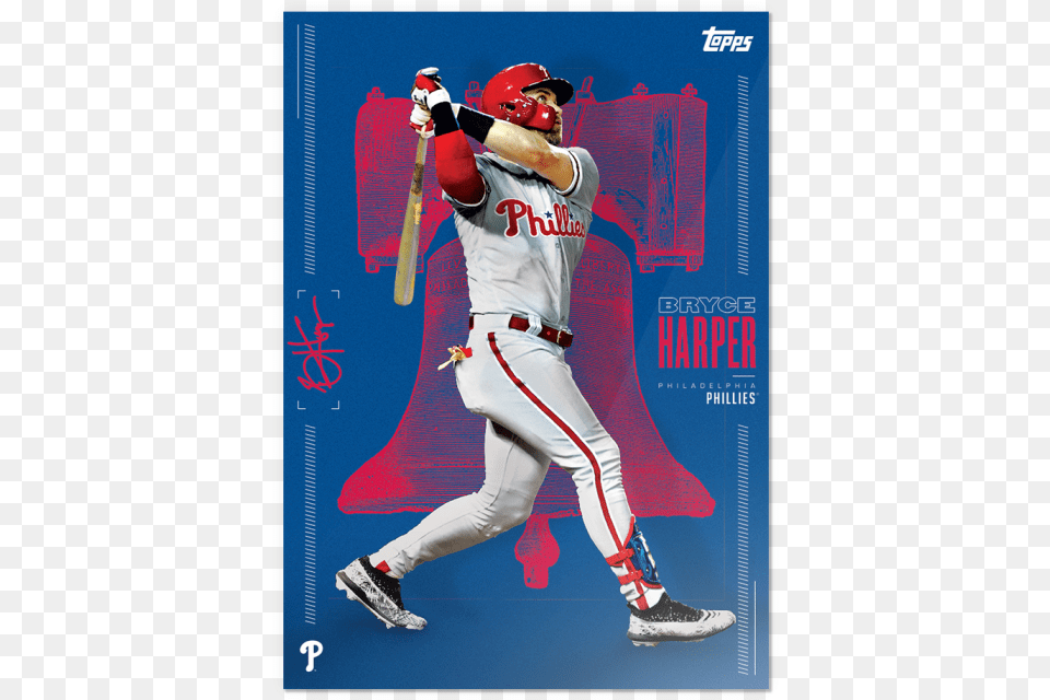 Limited Edition Phillies Card A Bryce Harper Poster Phillies, Team Sport, Team, Sport, Person Free Png Download