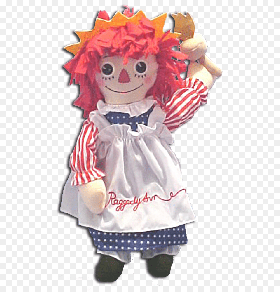 Limited Edition Raggedy Ann Statue Of Liberty Rag Doll Raggedy Ann, Toy, Baby, Person, Face Free Png