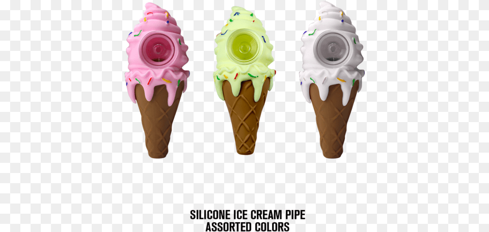 Limited Edition Rico Nasty Silicone Ice Cream Pipe Silicone Ice Cream Pipe, Dessert, Food, Ice Cream, Soft Serve Ice Cream Png Image