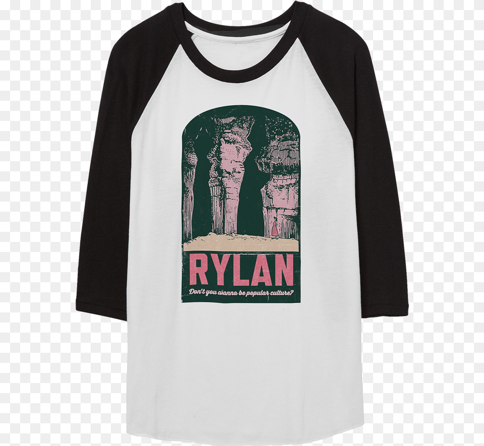 Limited Edition Rylan Raglan Baseball Shirt National Rylan T Shirt, Clothing, Long Sleeve, Sleeve, T-shirt Free Png