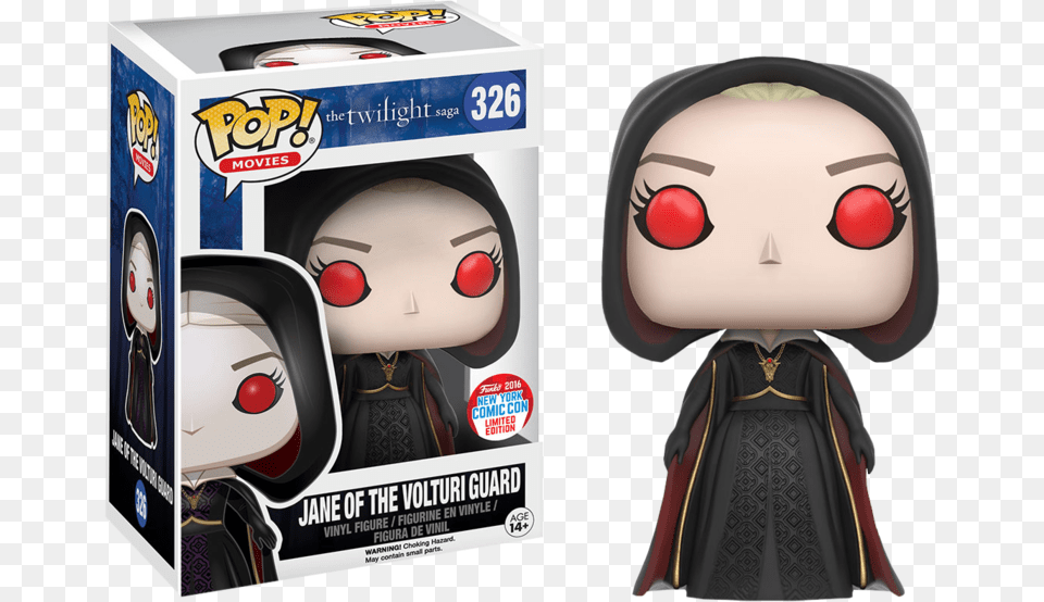 Limited Edition Twilight Funko 320 Pop Edward Cullen Jane Of The Volturi Guard Pop, Adult, Female, Person, Woman Png Image