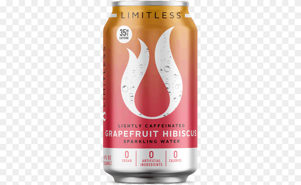 Limitless Caffeinated Sparkling Waters, Can, Tin, Beverage, Soda Free Png Download