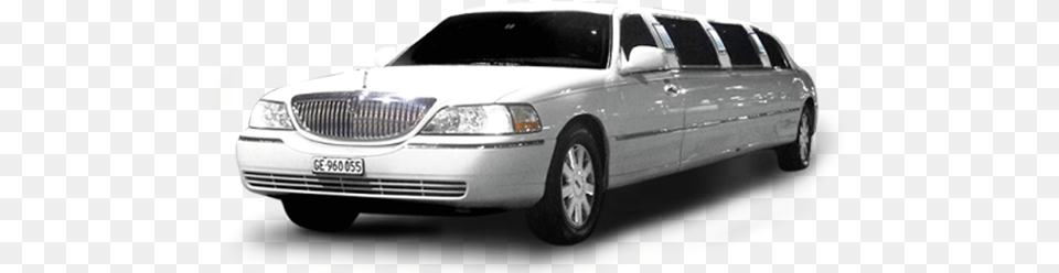 Limo Genve Vhicules Limousine Lincoln Limousine, Transportation, Vehicle, Car, License Plate Png