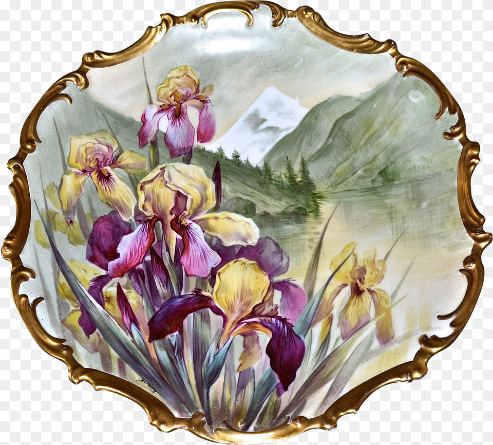 Limoges Huge China Painting Png Image