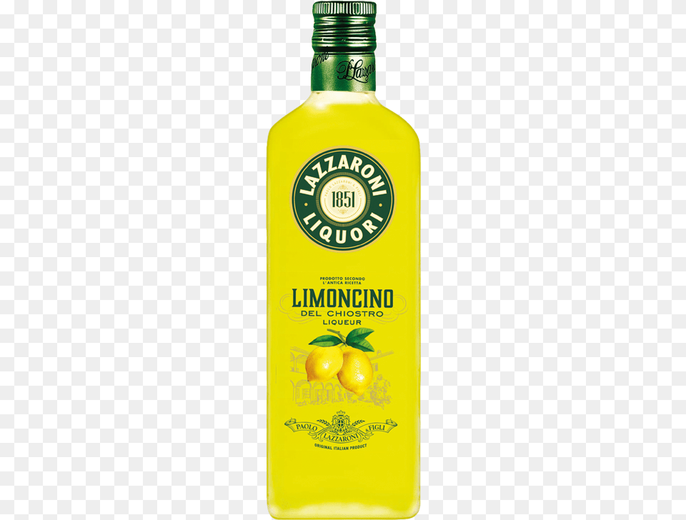 Limon Lazzaroni Limoncino Del Chiostro Liqueur, Beverage, Ketchup, Food, Plant Free Transparent Png