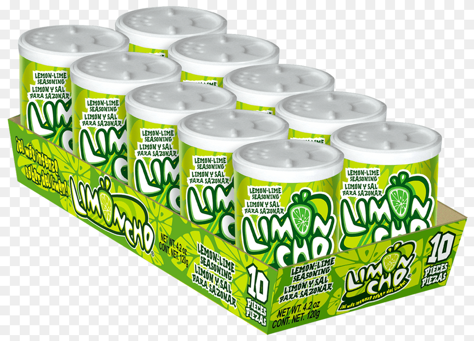 Limoncho Lemon Lime Seasoning Oz, Can, Tin, Gum Png Image