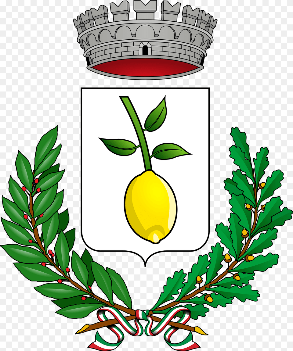Limone Piemonte Stemma Clipart, Leaf, Plant, Emblem, Symbol Png Image