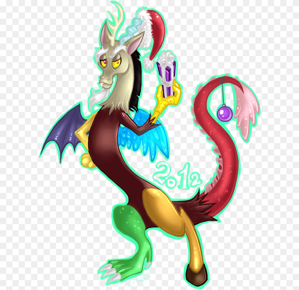 Limreiart Discord Hat Present Safe Santa Hat Drawing, Dragon, Adult, Female, Person Free Png