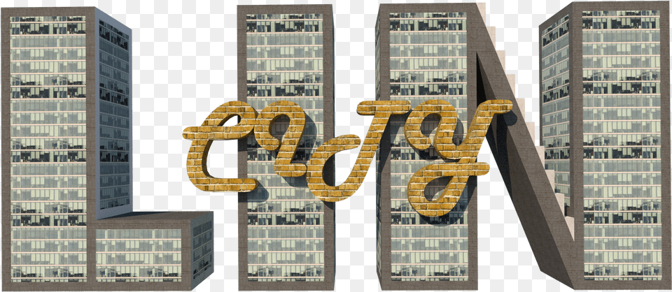 Lin City Logo Tower Block, Apartment Building, Office Building, Neighborhood, Housing Free Png