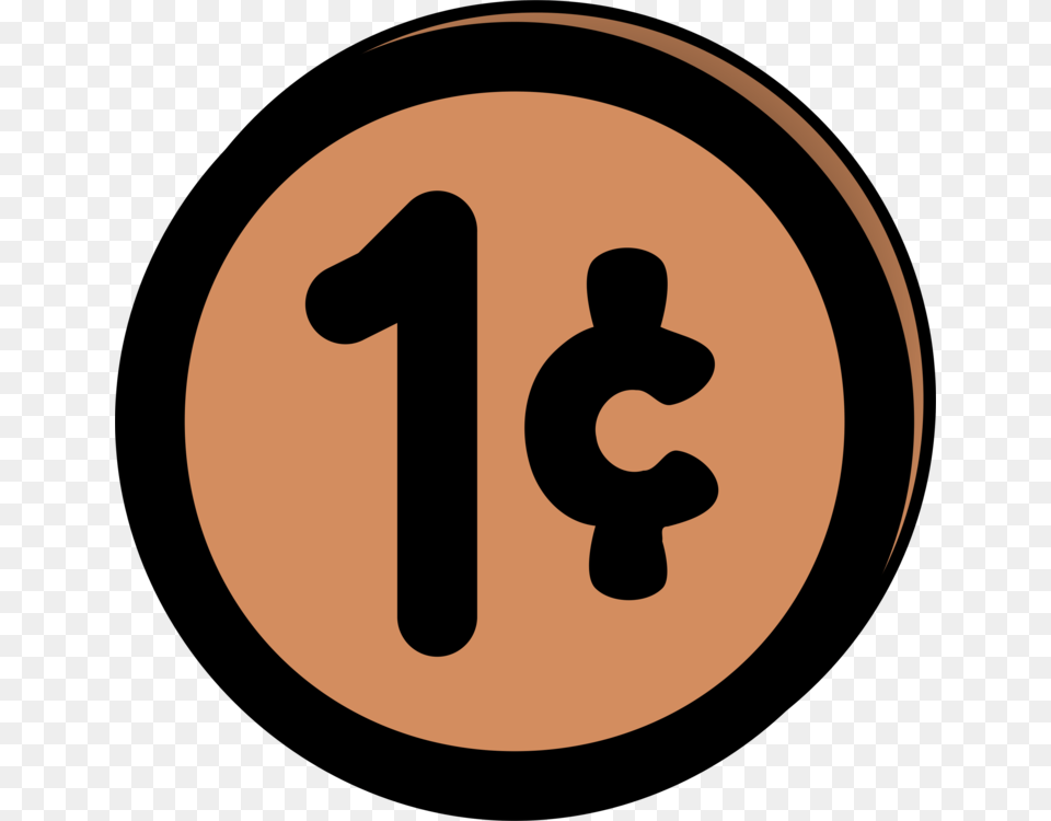 Lincoln Cent Penny 1 Cent Euro Coin Penny Clipart, Number, Symbol, Text, Astronomy Png Image