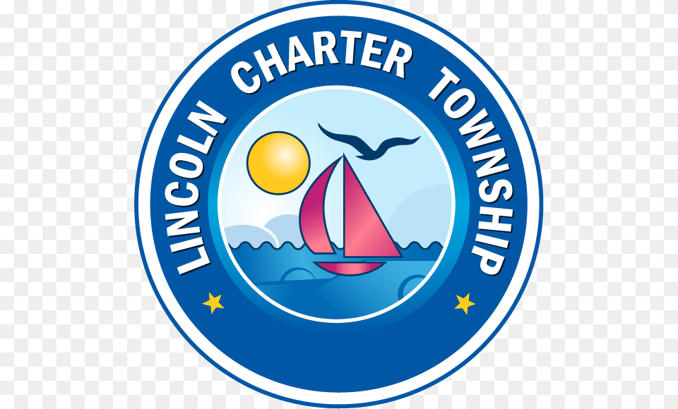 Lincoln Charter Township Circle, Boat, Logo, Sailboat, Transportation Png Image