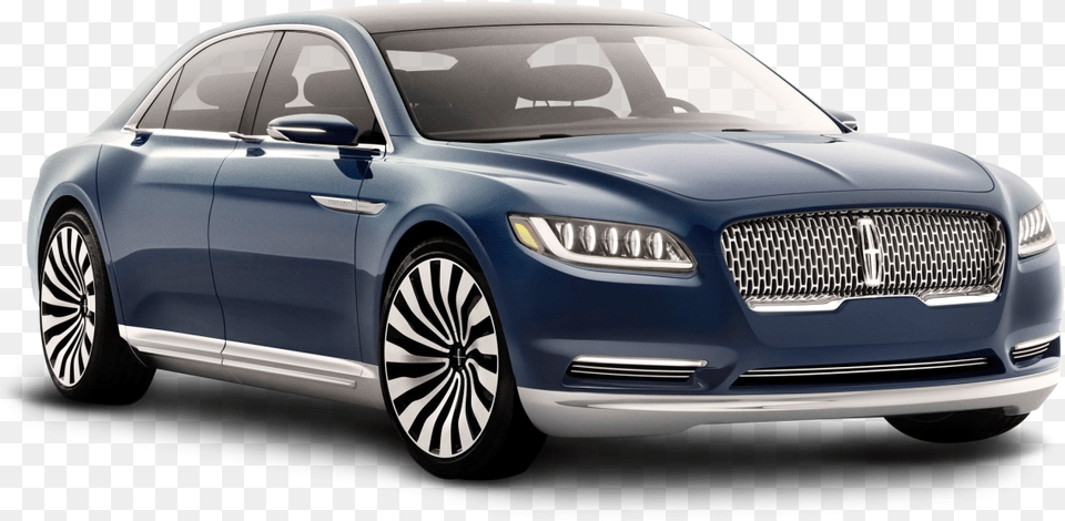 Lincoln Continental Blue Car Image Lincoln Continental, Vehicle, Transportation, Sedan, Wheel Free Transparent Png