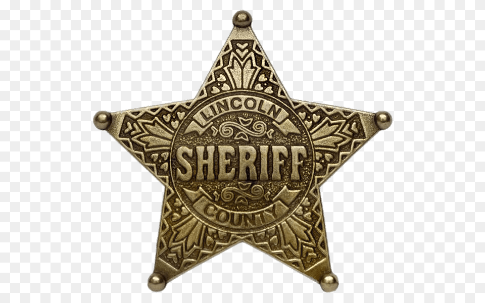Lincoln County Sherrifs Badge, Logo, Symbol, Blade, Dagger Png