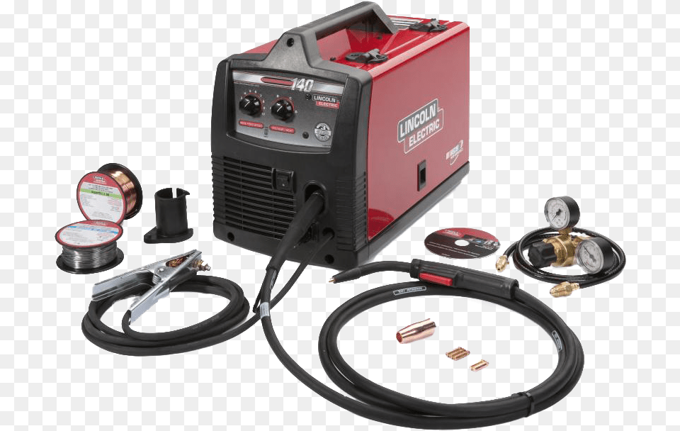 Lincoln Electric K2471 2 Power Mig 140c Mig Welder Lincoln Electric 120 Volt Mig Flux Cored Wire Feed, Machine, Generator Png Image