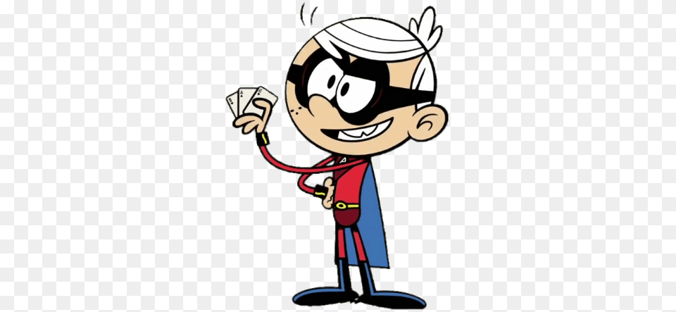 Lincoln Loud As Superhero Ace Savvy, Baby, Person, Cartoon Png