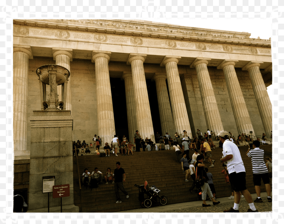 Lincoln Memorial, Architecture, Building, Clothing, Shoe Png