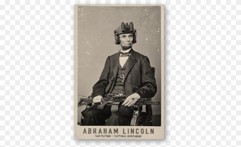 Lincoln Poster Abraham Lincoln 5 Dollar Bill Portrait, Weapon, Photography, Person, Face Free Transparent Png