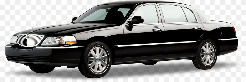 Lincoln Town Car Limo Wallpaper Black Town Car, Vehicle, Transportation, Sedan, Alloy Wheel Free Png Download