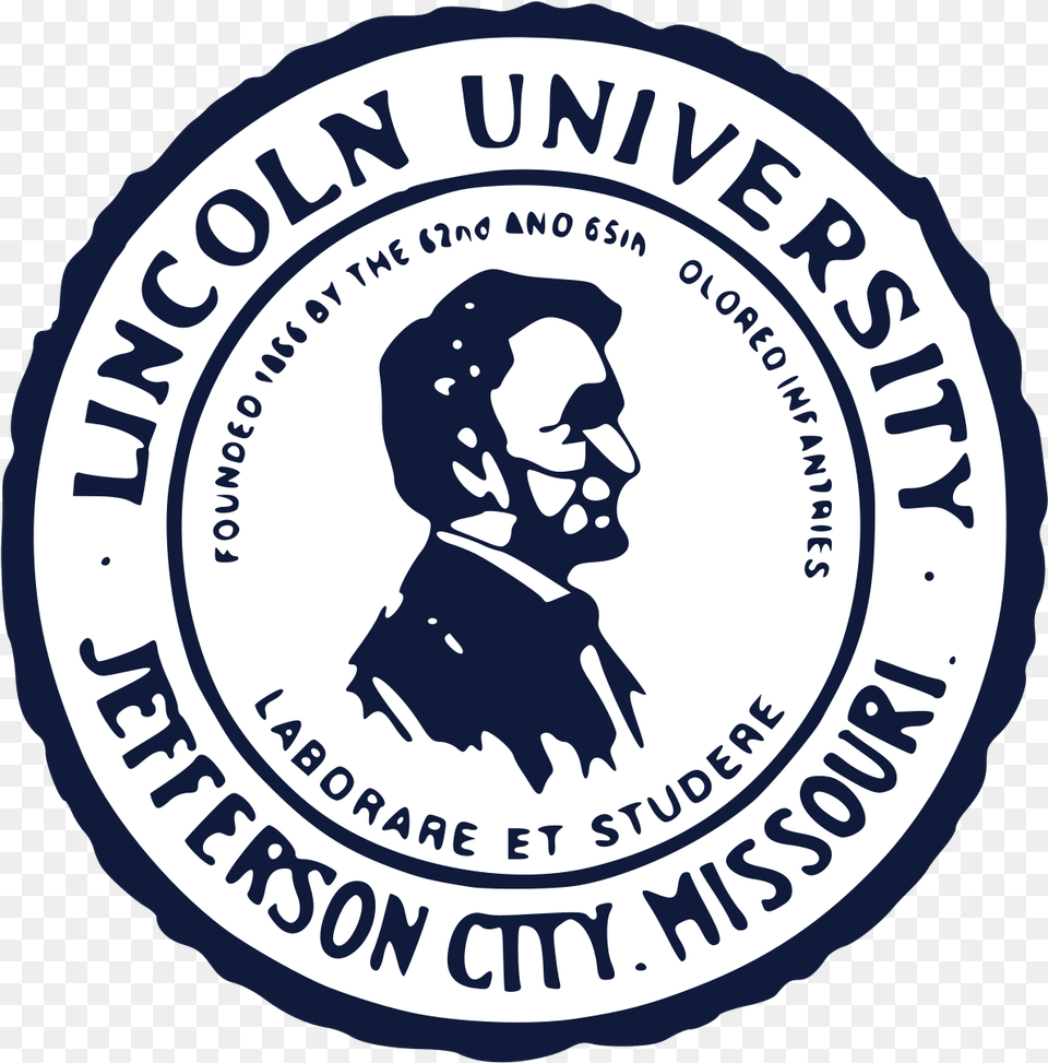 Lincoln University Mo Logo, Badge, Symbol, Baby, Person Free Png Download